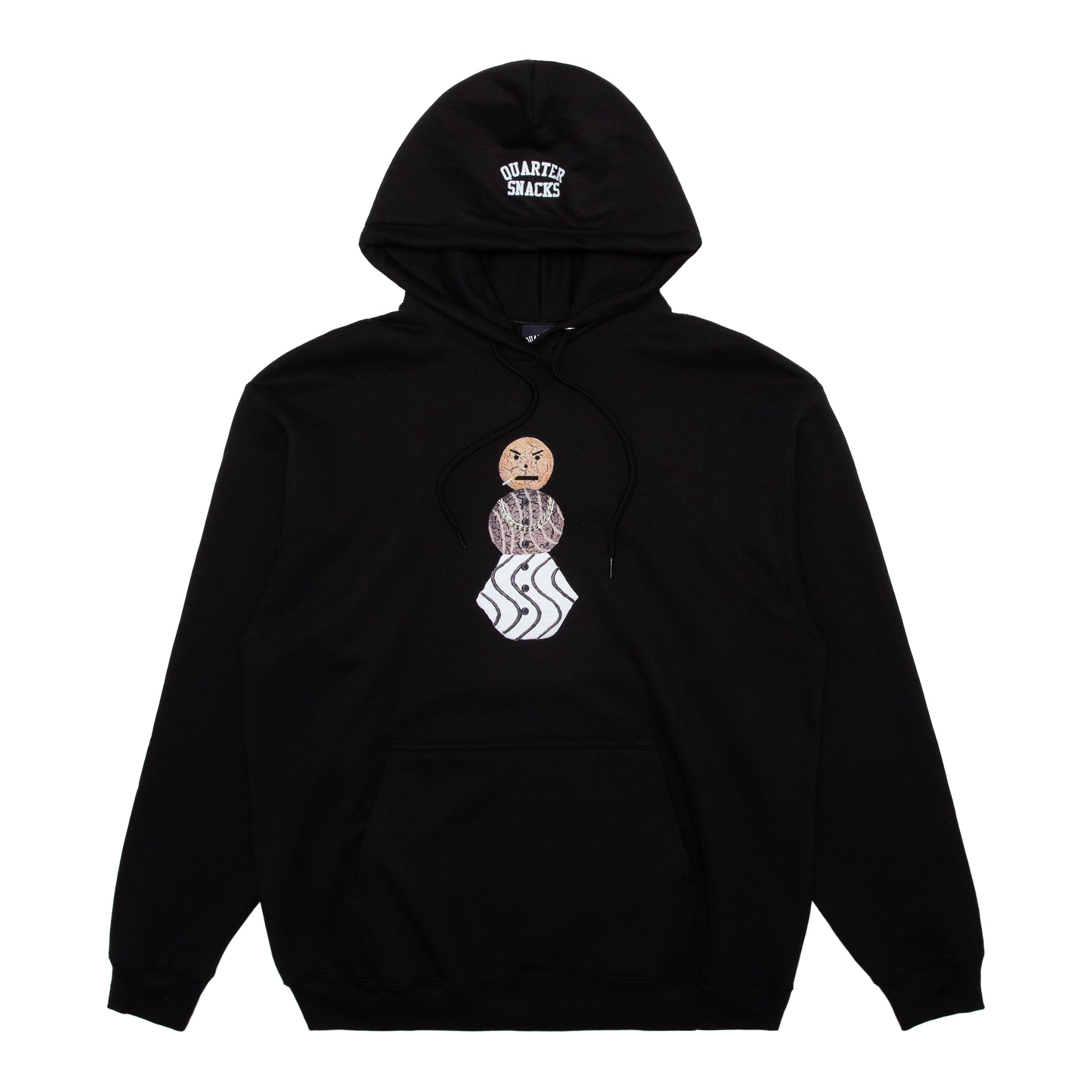 QUARTERSNACKS  - Snackman Hoody  "Black"