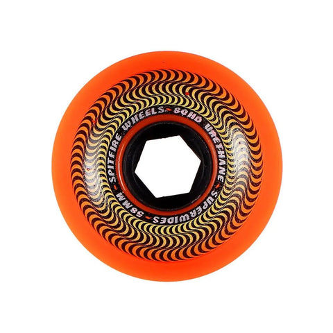 SPITFIRE WHEELS - SUPER WIDES 80HD 62mm Black – Lacquer