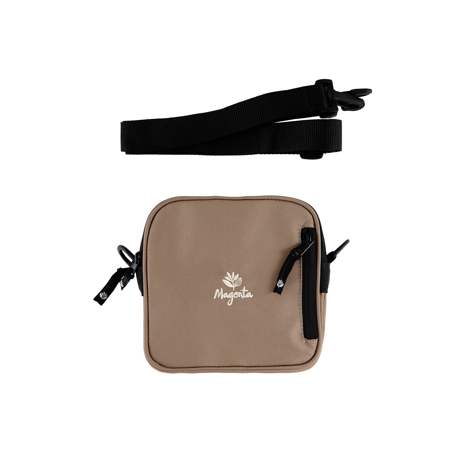 MAGENTA SKATEBOARDS - SQUARE POUCH BAG "Brown"