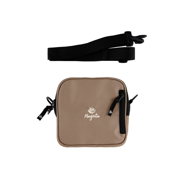 MAGENTA SKATEBOARDS - SQUARE POUCH BAG "Brown"