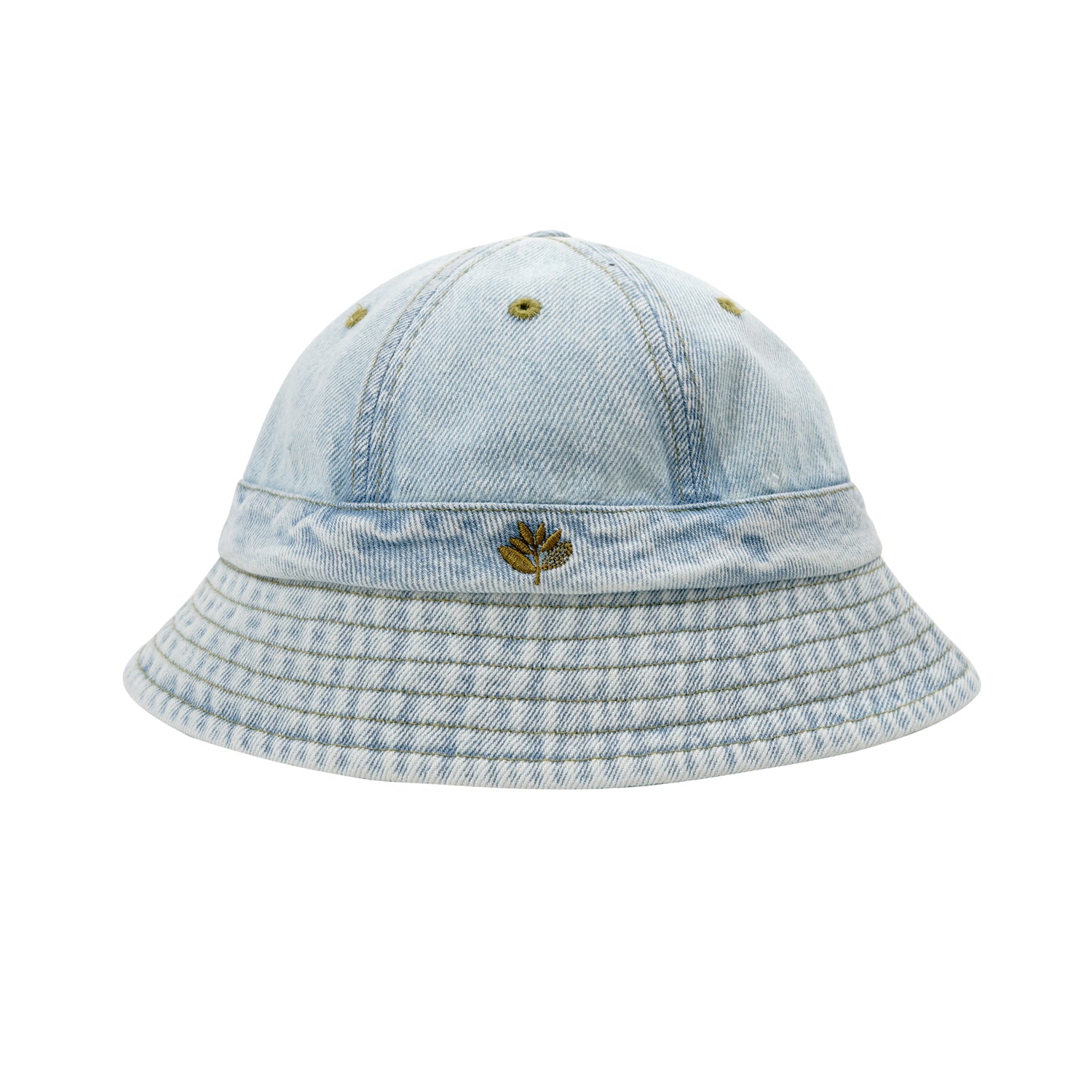 MAGENTA SKATEBOARDS - STITCH BUCKET HAT "Washed Denim"