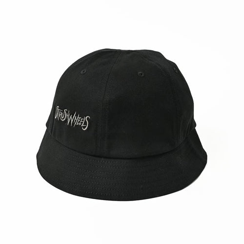 STRUSH WHEEL - SL Logo Short Brim Ball Hat  "Black"