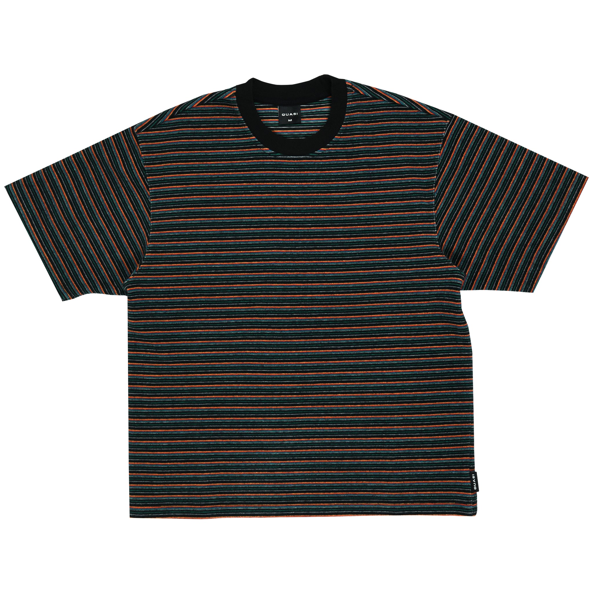 QUASI - Sync Striped Tee "Black"