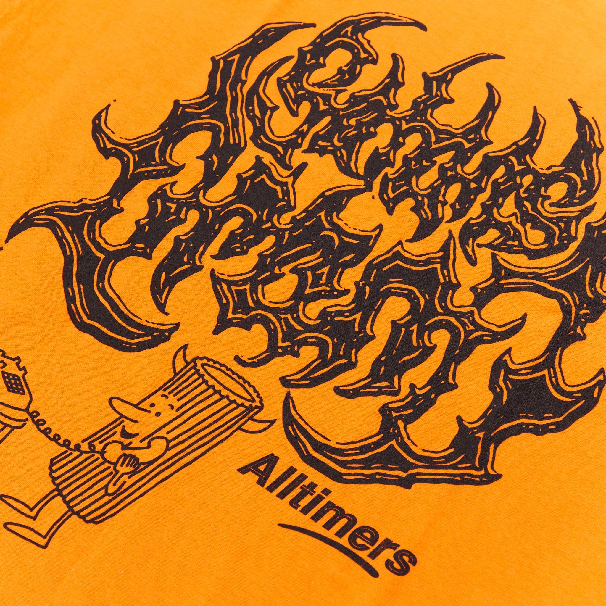 ALLTIMERS x Satan's Drano - T-Shirt "Orange"
