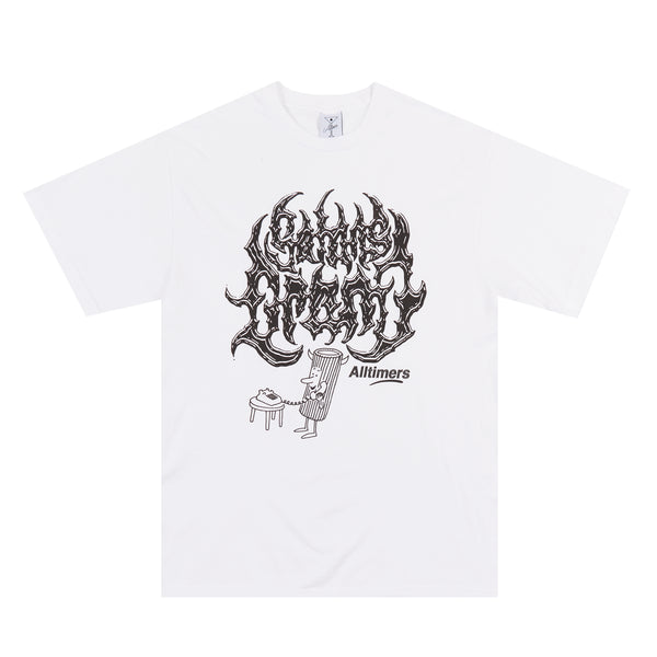 ALLTIMERS x Satan's Drano - T-Shirt "White"