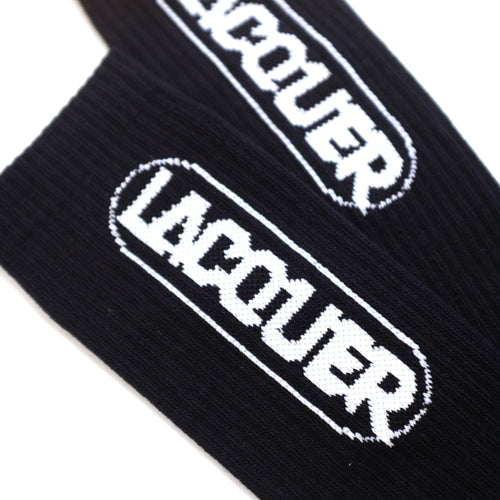 LACQUER - Logo Socks "Black"