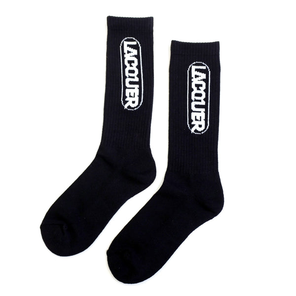 LACQUER - Logo Socks "Black"