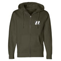SPRINKLES SF - HIGHER GROUND HEAVY ZIP HOODIE "Moss"