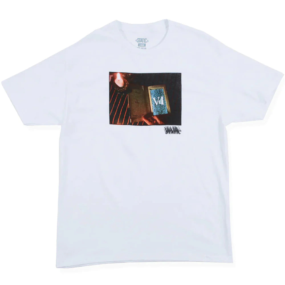 THEORIES - STATIC VI REVEAL TEE "WHITE"