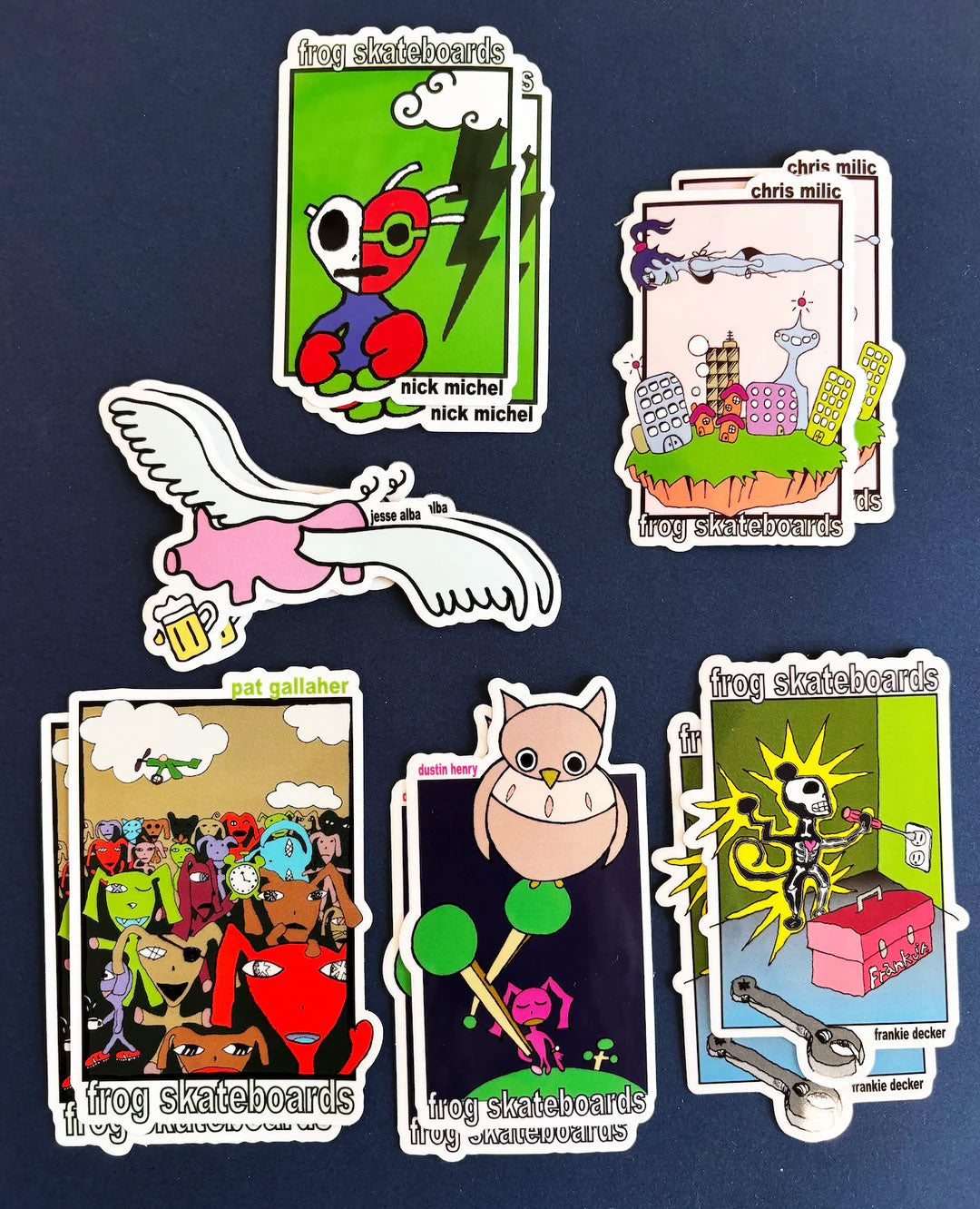 FROG SKATEBOARDS - Sticker Pack #17