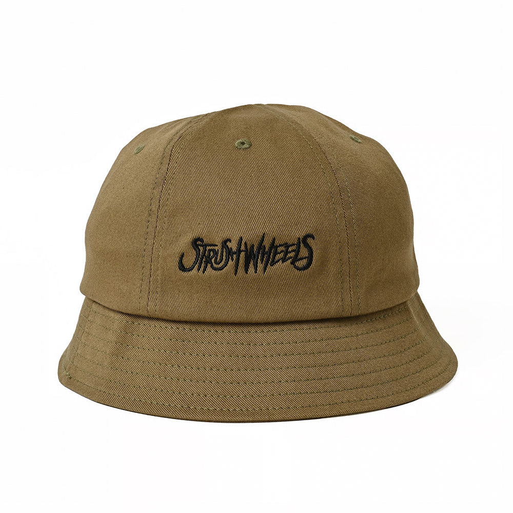 STRUSH WHEELS - SL Logo Short Brim Ball Hat  "Olive"