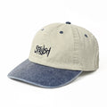 STRUSH WHEELS - Script Pigment Strapback Cap "Grey / Navy"