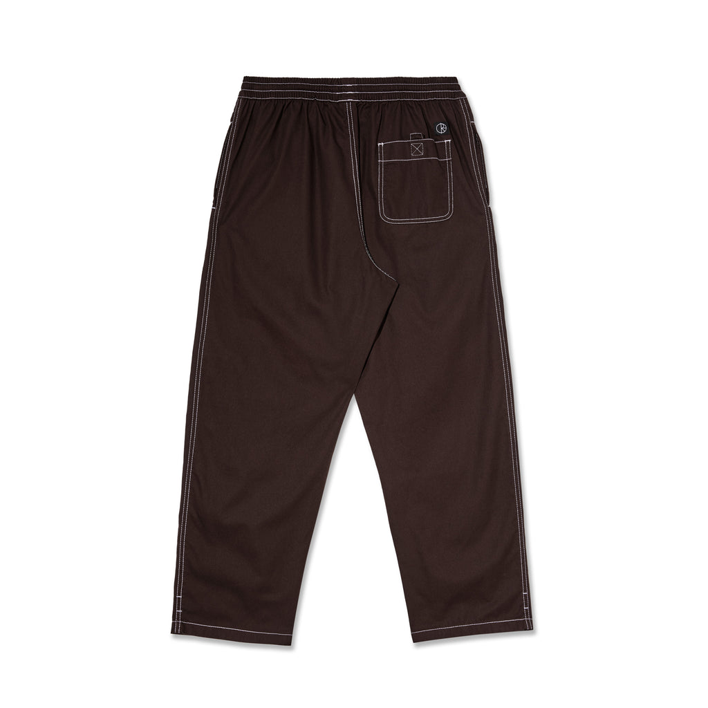 POLAR - Contrast Surf Pants "chocolate/White"