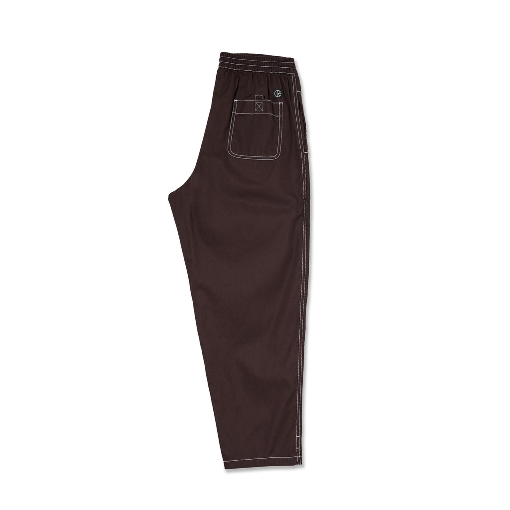 POLAR - Contrast Surf Pants "chocolate/White"