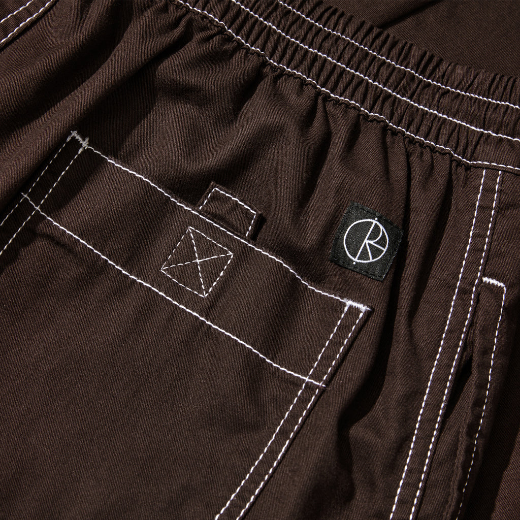 POLAR - Contrast Surf Pants "chocolate/White"