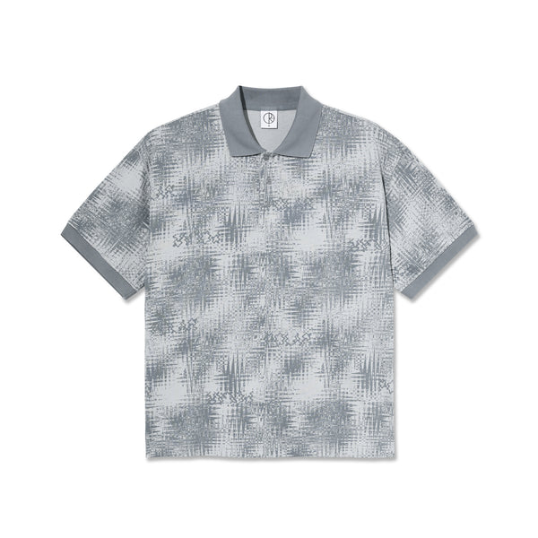 POLAR - Scribble Surf Polo Shirt "Silver"