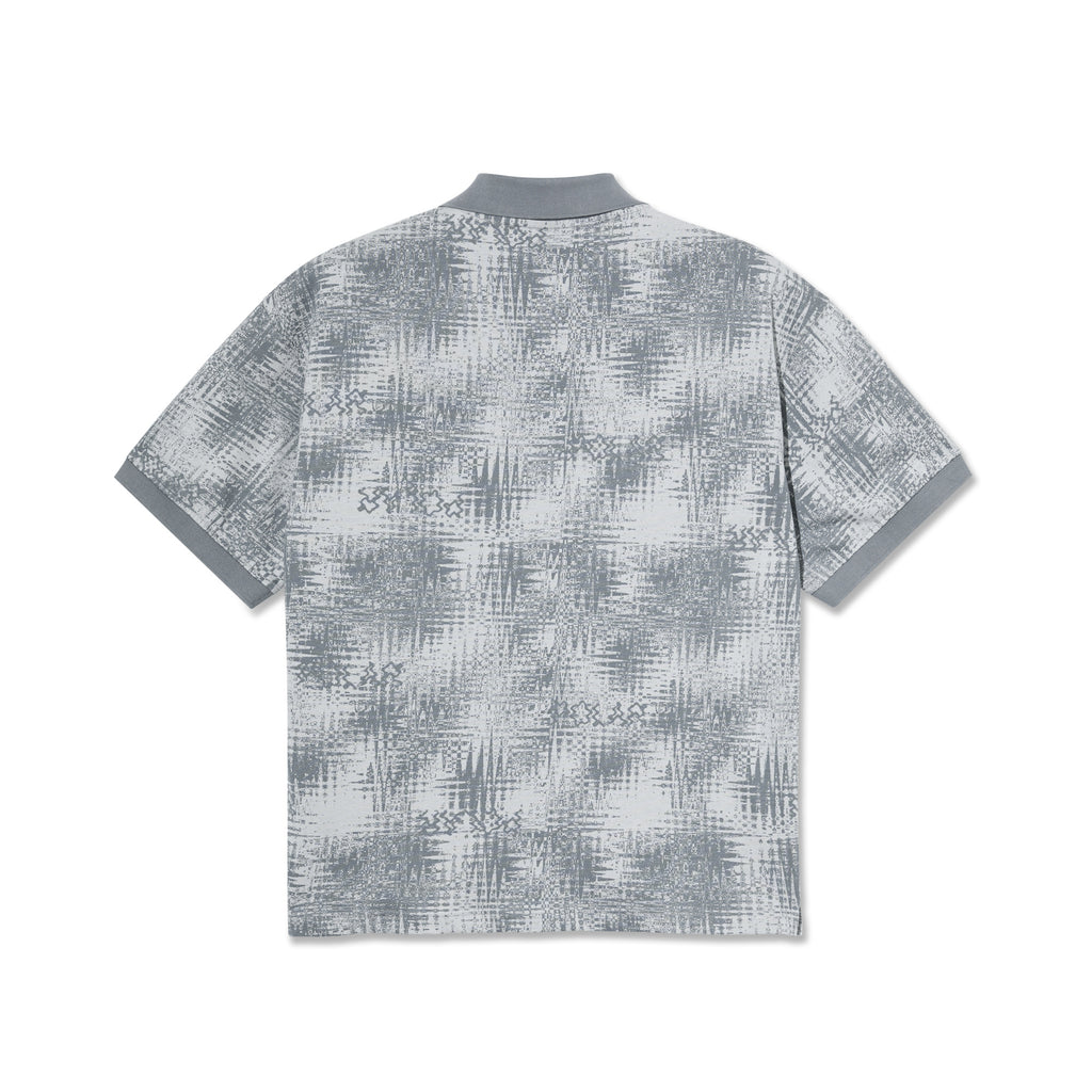 POLAR - Scribble Surf Polo Shirt "Silver"