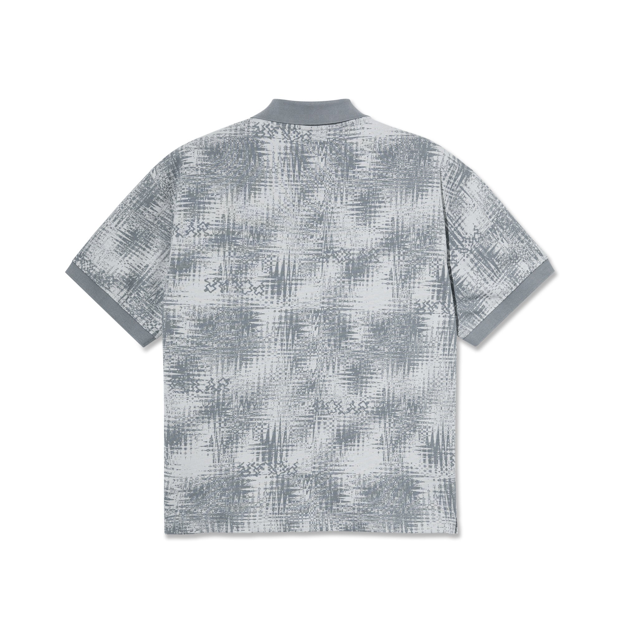 POLAR - Scribble Surf Polo Shirt "Silver"