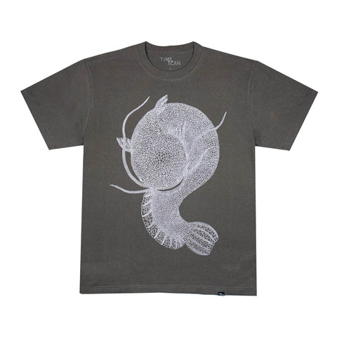 TIME SCAN - NAMAZU TEE "Dark Grey"