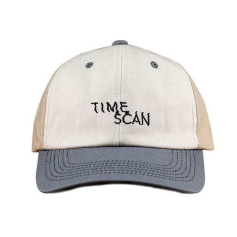 TIME SCAN - WASHED LOGO CAPS "Light Brown"