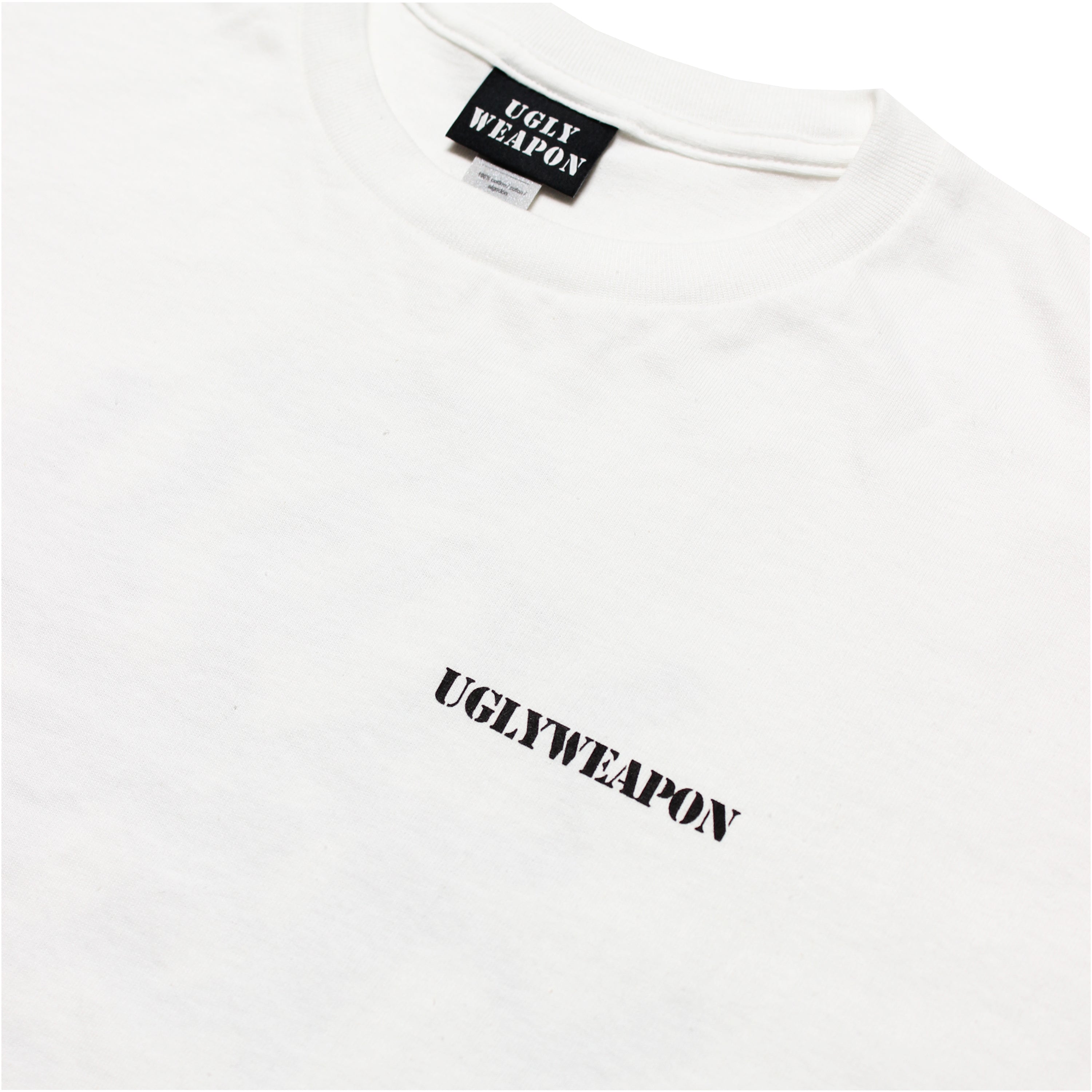 UGLY WEAPON - Tagging Tee "White"