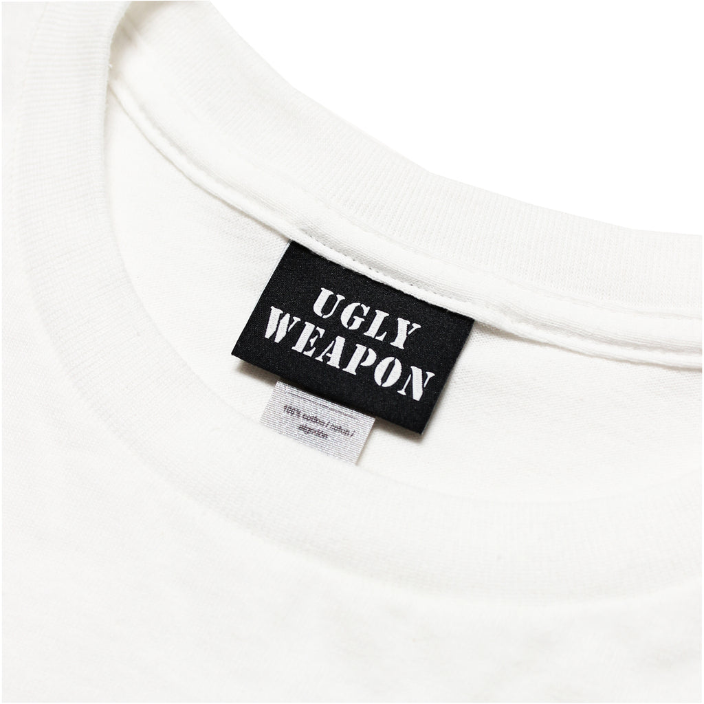 UGLY WEAPON - Tagging Tee "White"
