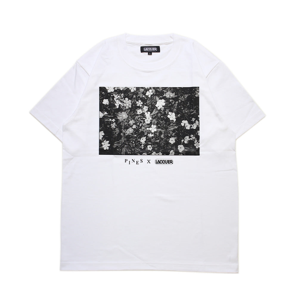 LACQUER x PINES - White Flower Tee "White"