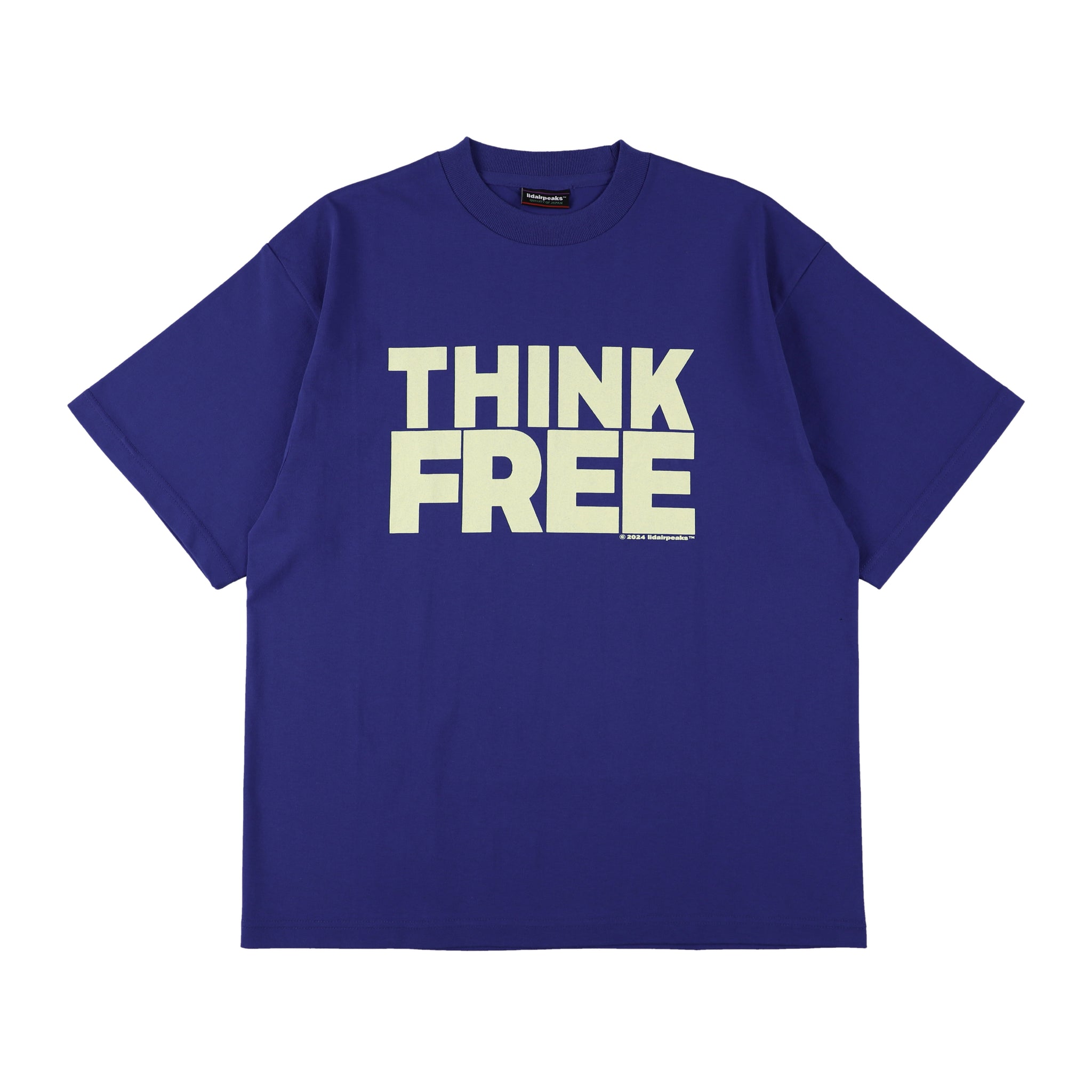 Lidairpeaks - Think free Tshirts "Royal"