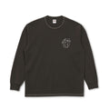 POLAR - LS Tee|Tied Up "Washed Chocolate"