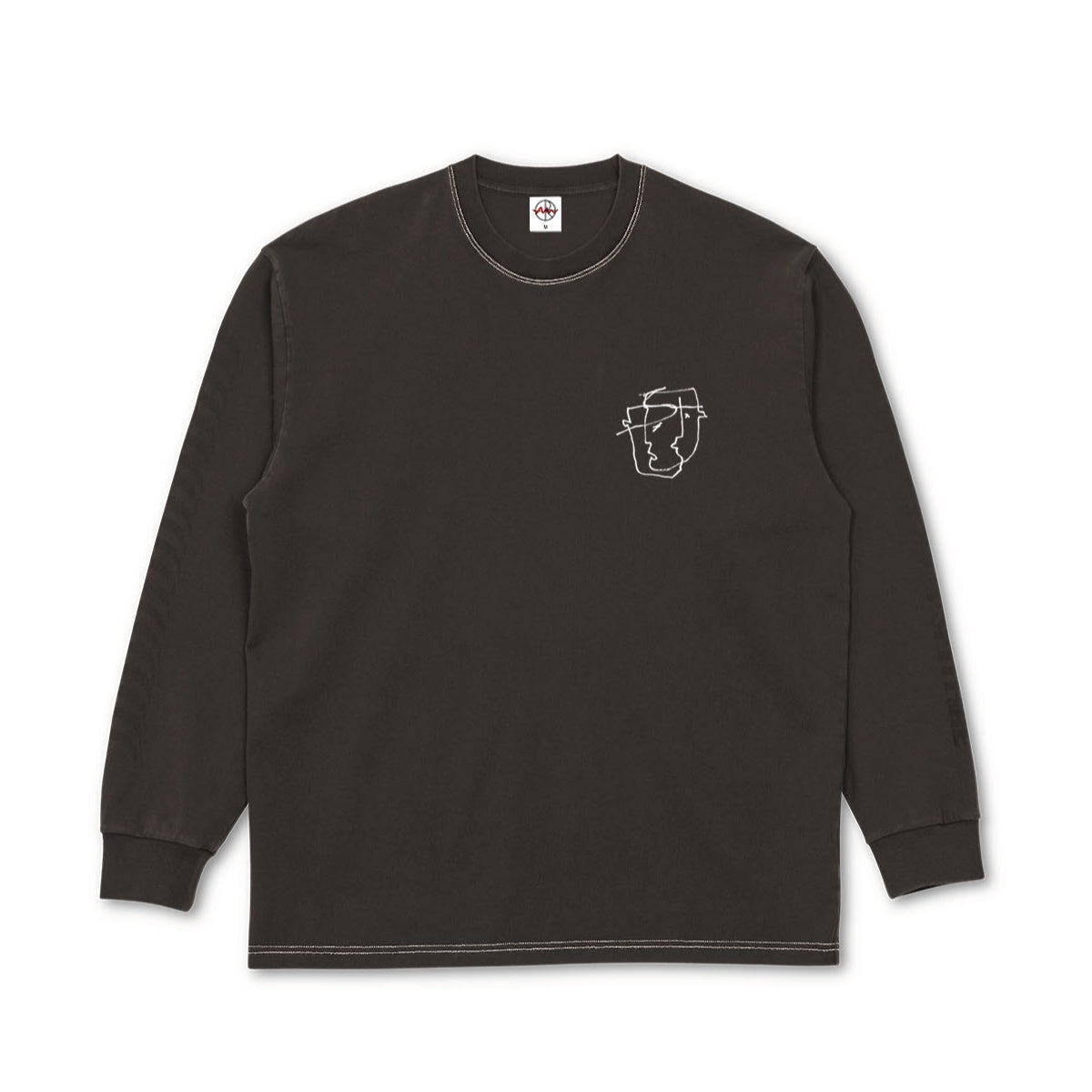POLAR - LS Tee|Tied Up "Washed Chocolate"