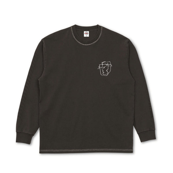 POLAR - LS Tee|Tied Up "Washed Chocolate"