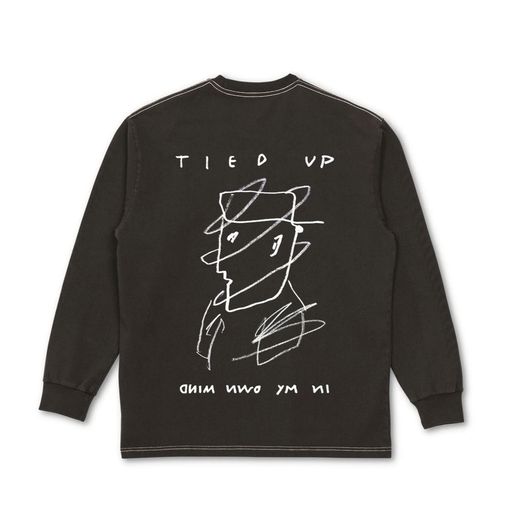 POLAR - LS Tee|Tied Up "Washed Chocolate"