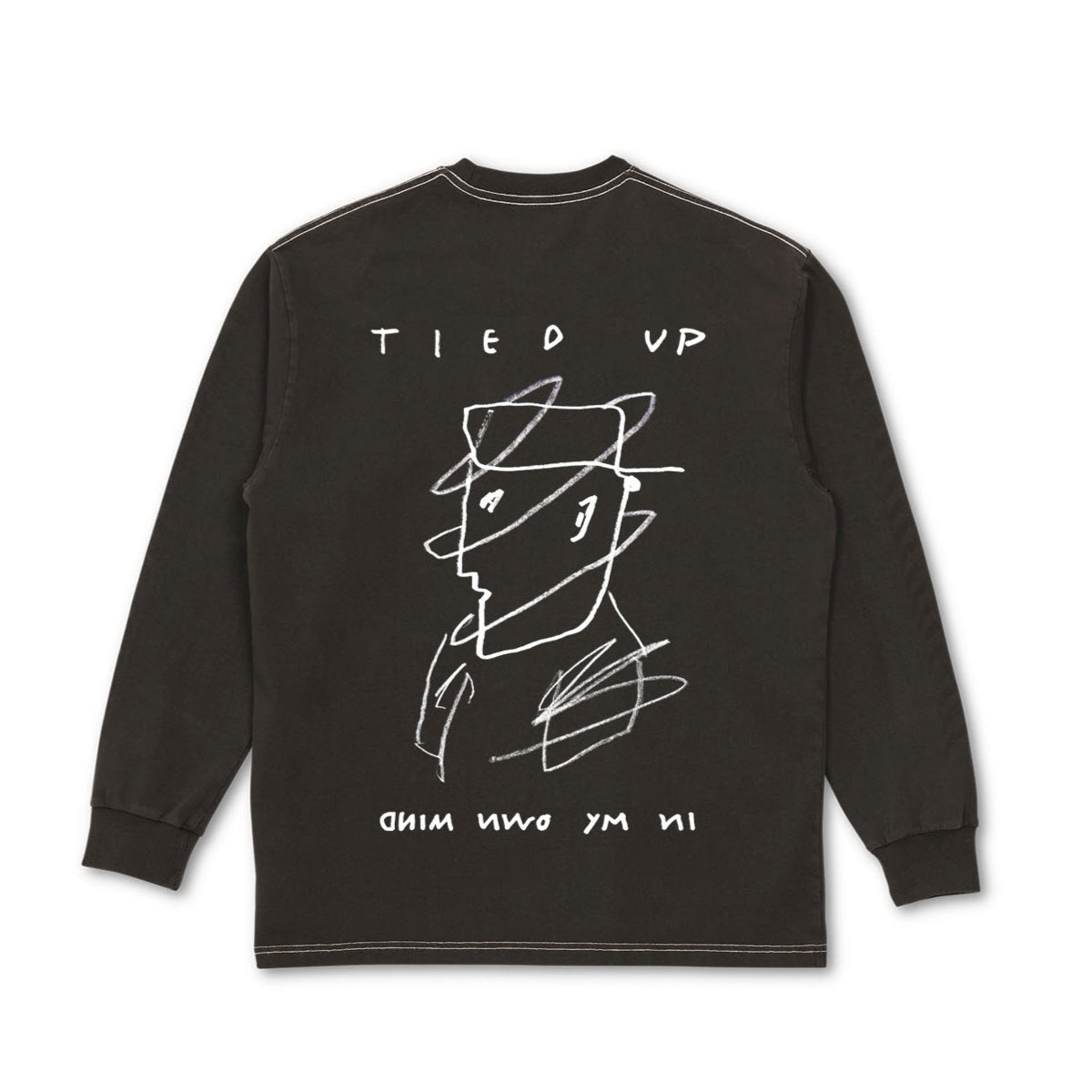 POLAR - LS Tee|Tied Up "Washed Chocolate"