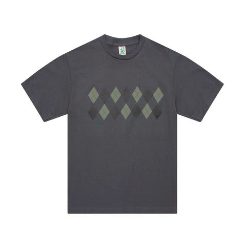 FROG SKATEBOARDS - Total Argyle Tee "Charcoal"