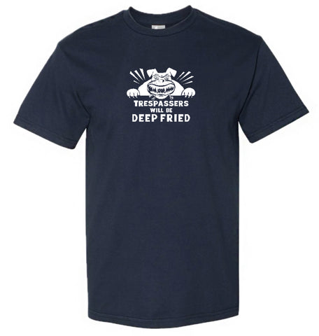 Deep Fried - Trespassers Tee "Navy"