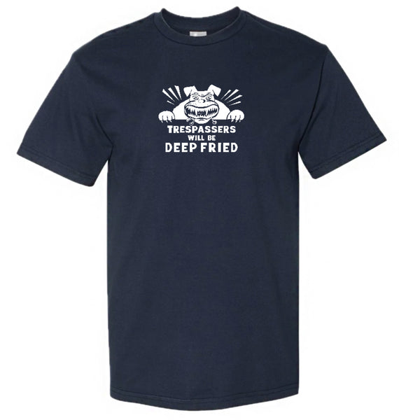Deep Fried - Trespassers Tee "Navy"