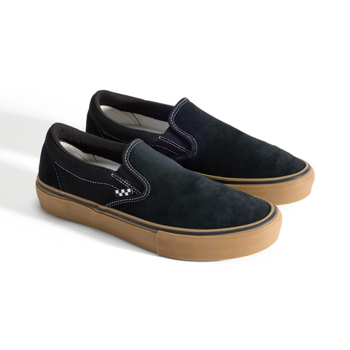 VANS - Skate Slip On "Black/Gum/White"