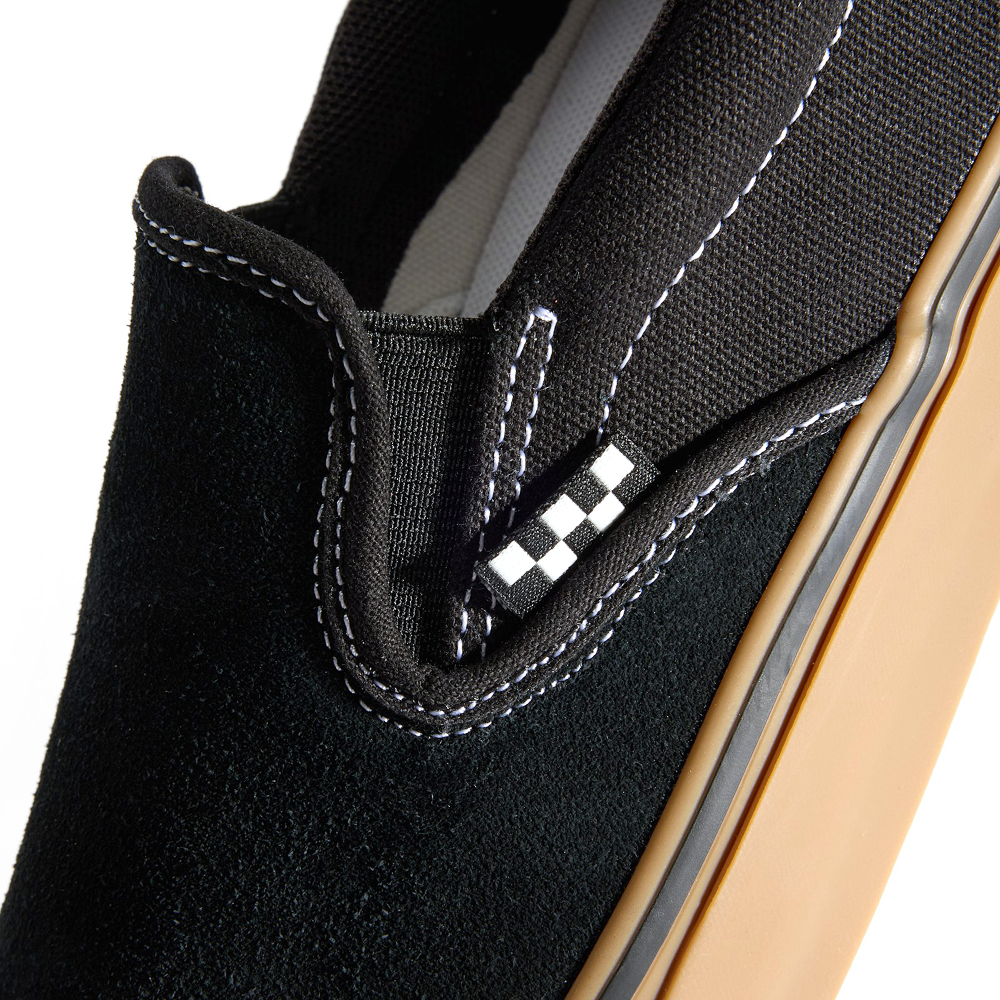 VANS - Skate Slip On "Black/Gum/White"
