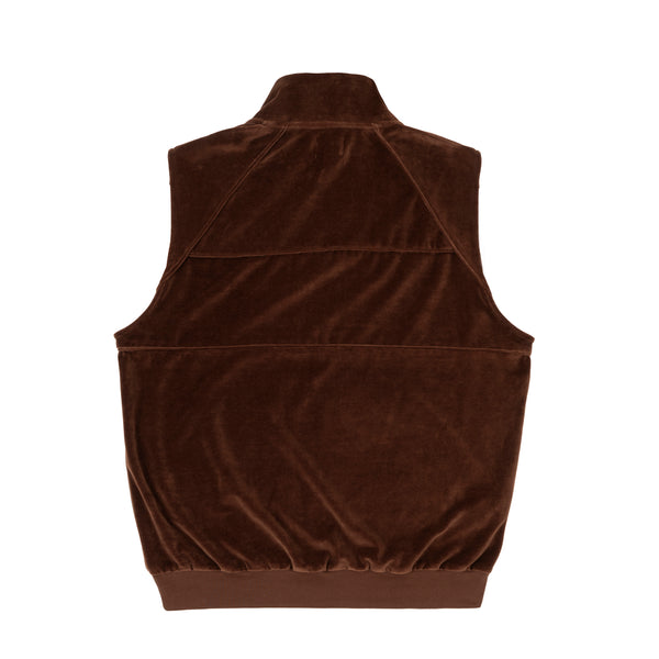 MAGENTA SKATEBOARDS - VELVET TRACK VEST "Chocolate"