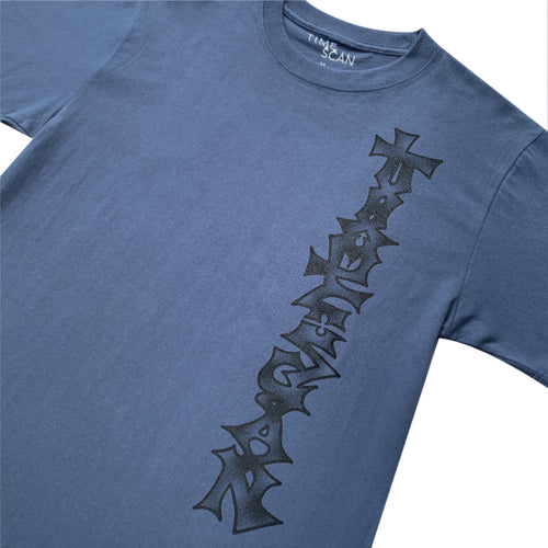 TIME SCAN - VERTICLE FLOW TEE STONE "NAVY"