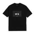 MAGENTA SKATEBOARDS  - WINDOW TEE "Black"