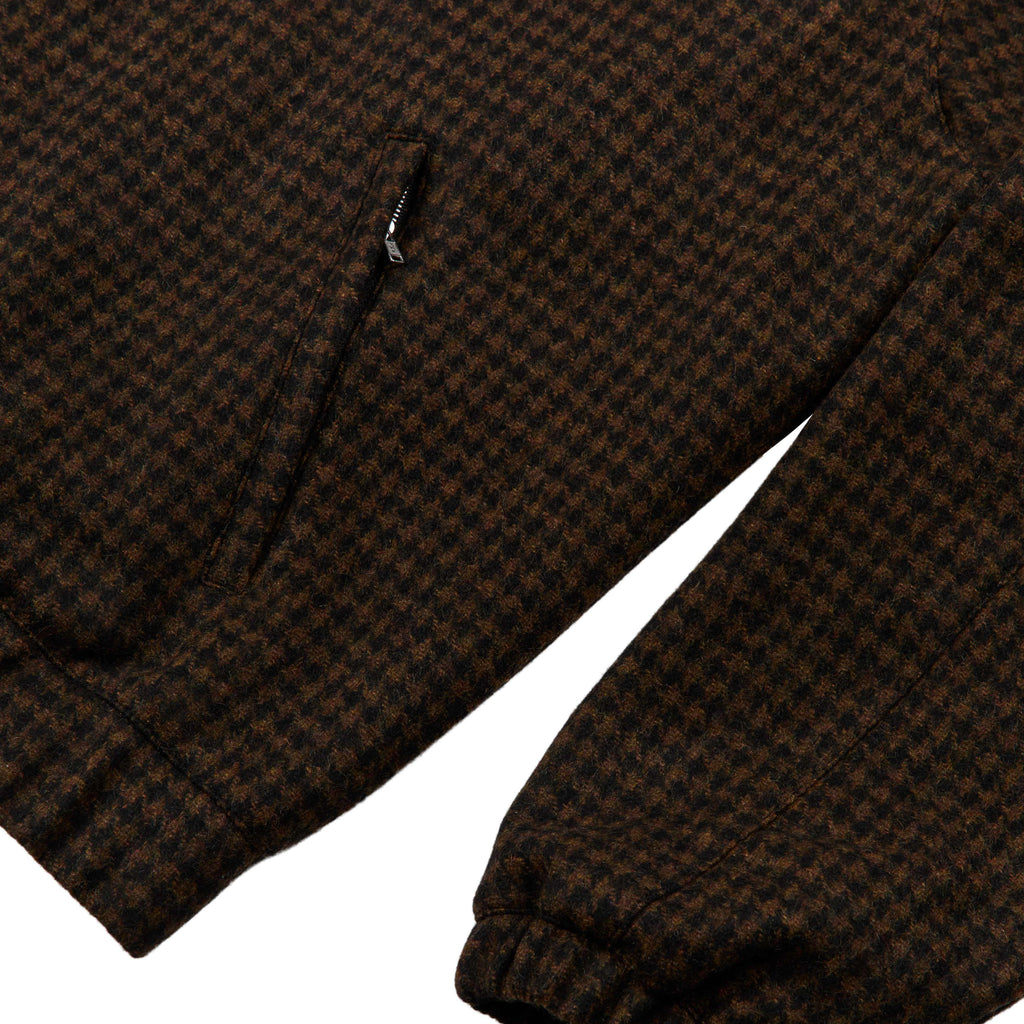 GRAND COLLECTION - Houndstooth Wool Jacket "Brown / Black"