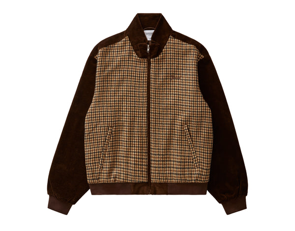 GRAND COLLECTION - Wool Panel Corduroy Jacket "Brown"