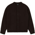 GRAND COLLECTION - Wool Cardigan "Espresso"