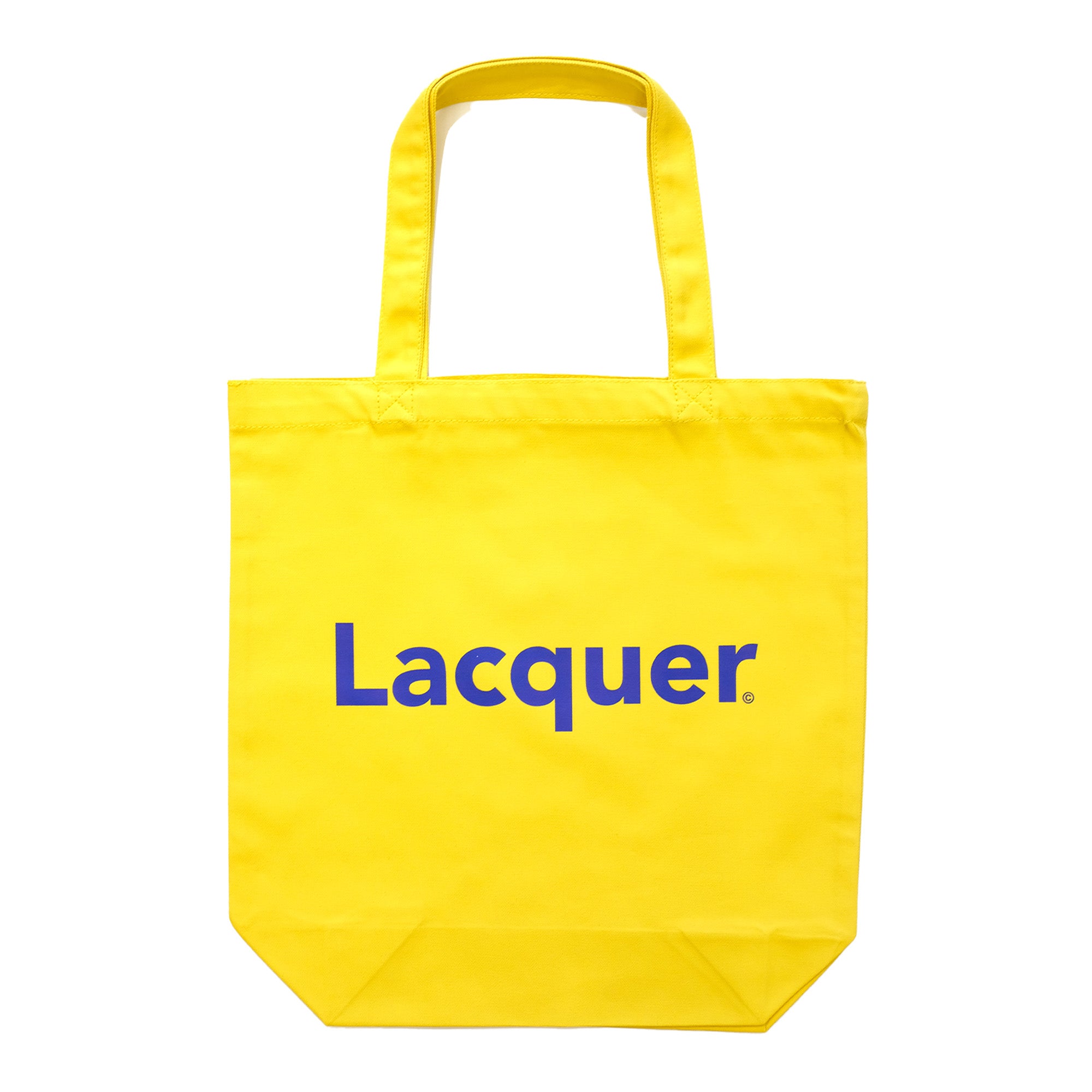 LACQUER - LOGO TOTE BAG "Yellow"