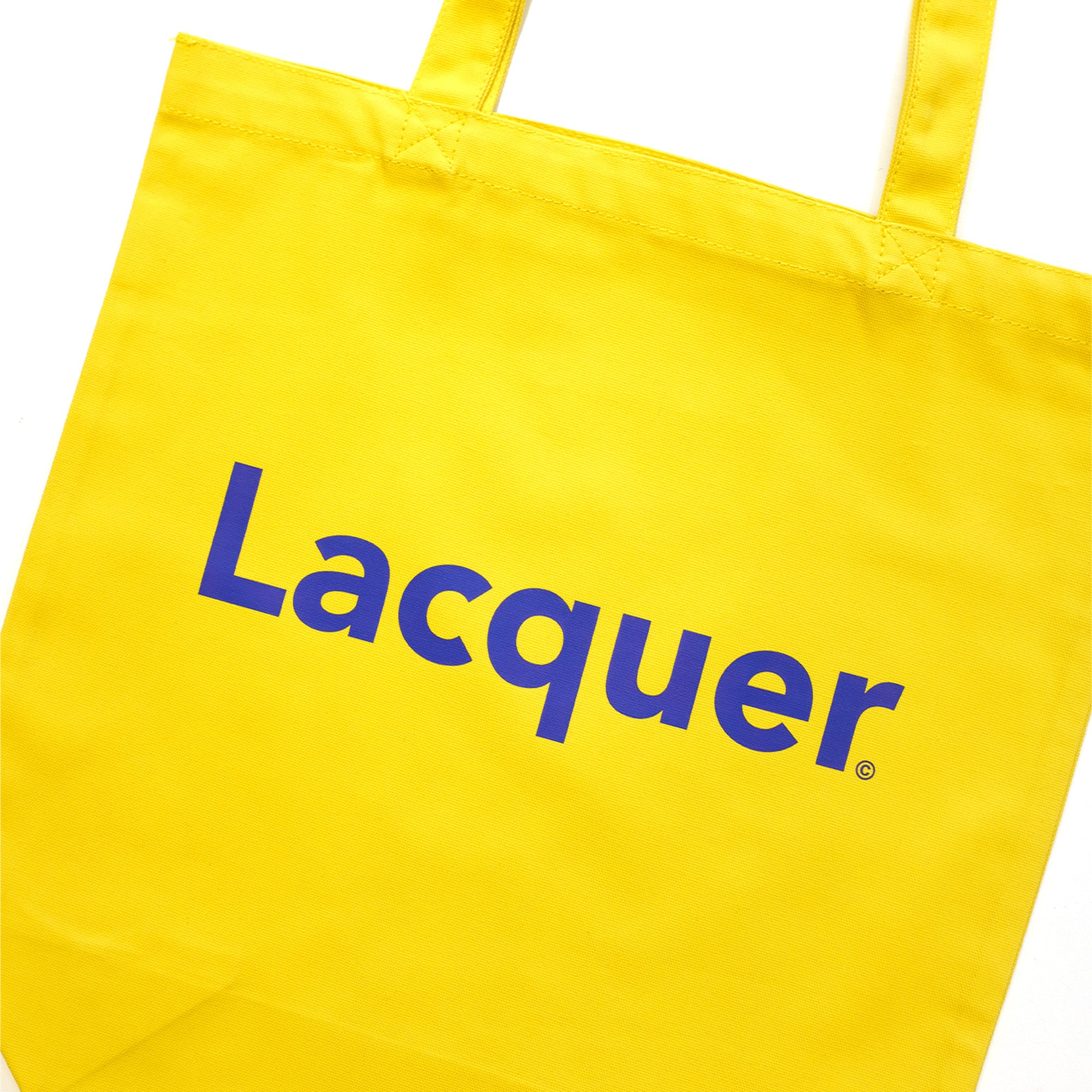LACQUER - LOGO TOTE BAG "Yellow"
