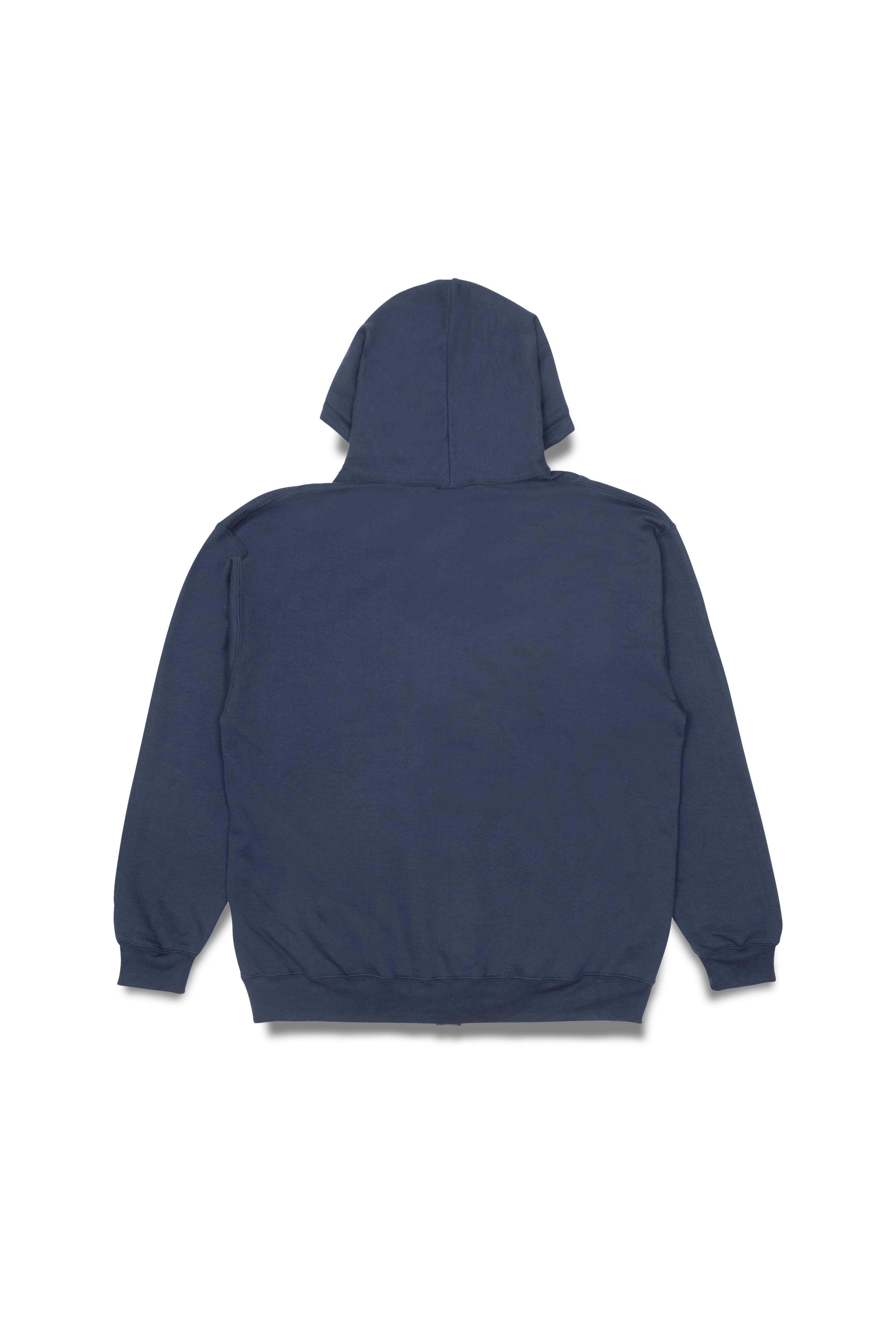 QUARTERSNACKS  - LETS GET IT ZIP HOODY  "Navy"
