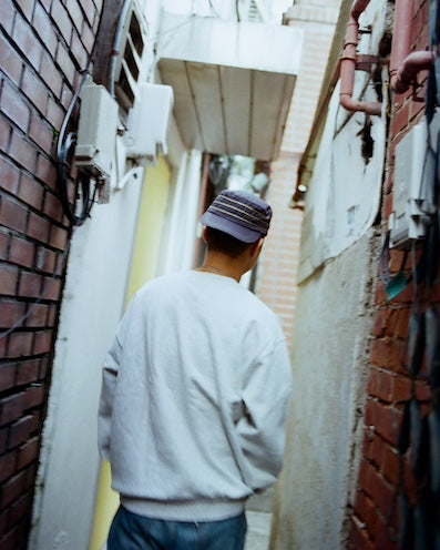 Lidairpeaks - Cylinder mesh hat "Navy"