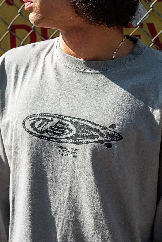 TIME SCAN - CRYBABIES L/s tee "Grey"
