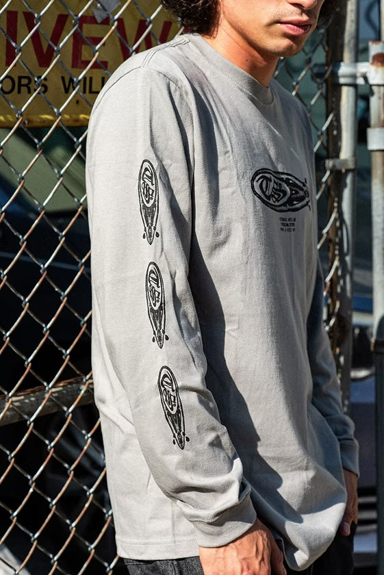 TIME SCAN - CRYBABIES L/s tee "Grey"